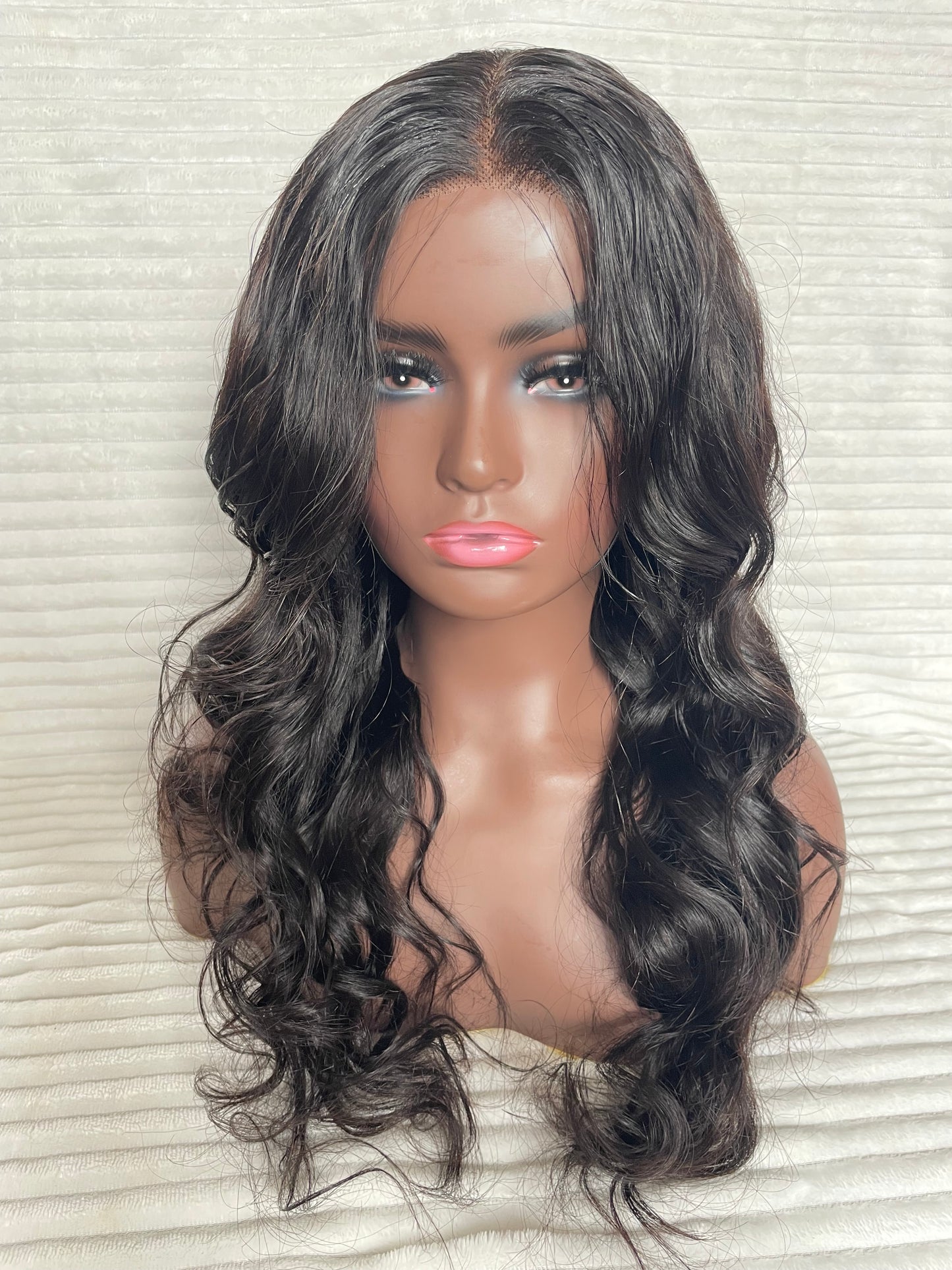 Handmade Long Wavy Hair Wig HD
